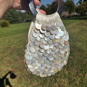 Mad Bu Design Purse Mother of Pearl and Real Horn